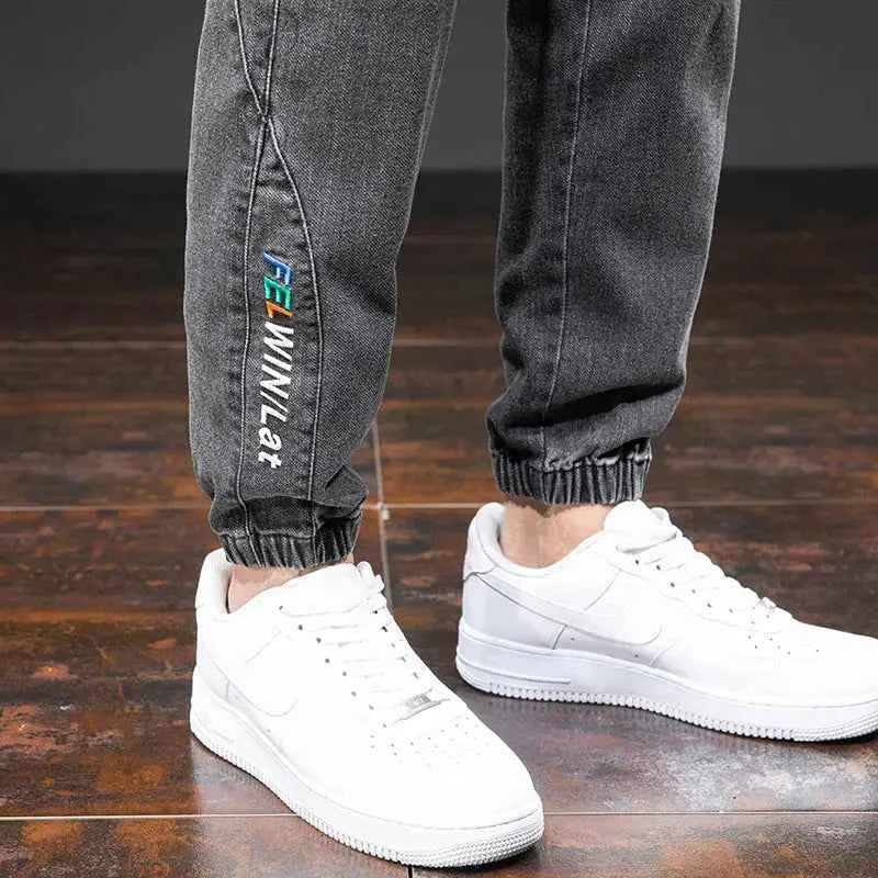 Spring Summer Cargo Jeans Men in Black and Blue - Streetwear Style - Next Level