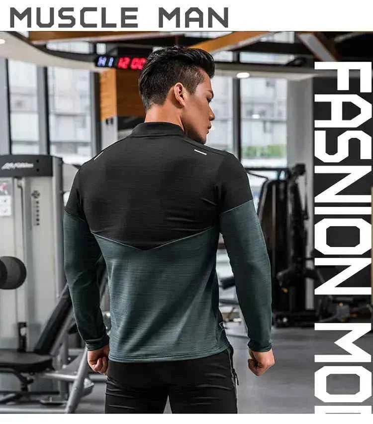 Mens Gym Compression Shirt Male Rashgard Fitness - Next Level