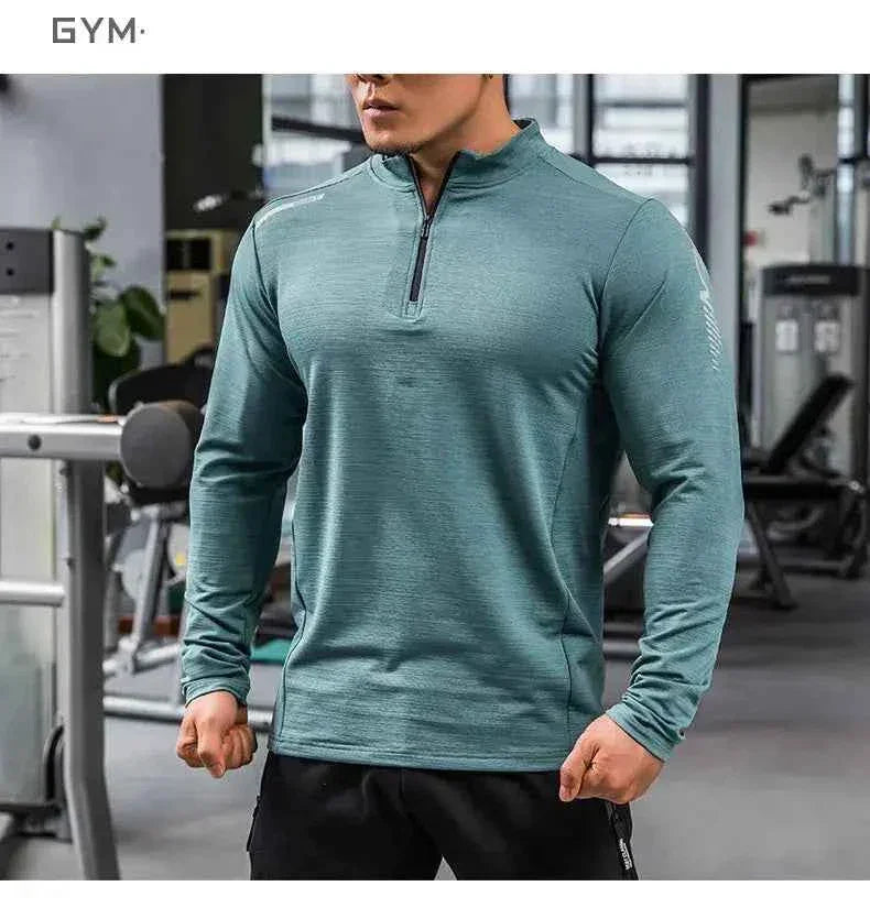 Mens Gym Compression Shirt Male Rashgard Fitness - Next Level