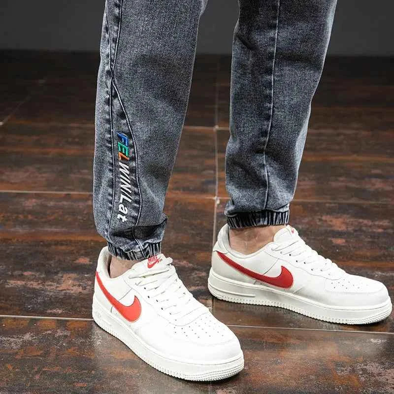 Spring Summer Cargo Jeans Men in Black and Blue - Streetwear Style - Next Level