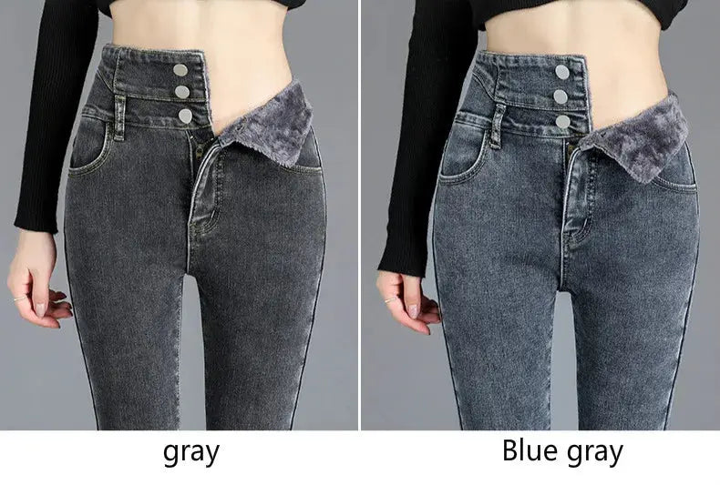 High-Quality Winter Fleece Leggings - Thick High-Waist Comfort - Next Level