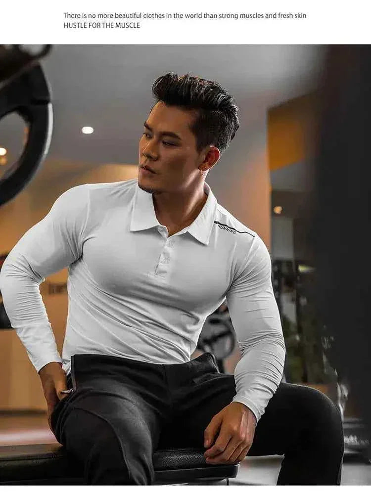 Mens Gym Compression Shirt Male Rashgard Fitness - Next Level