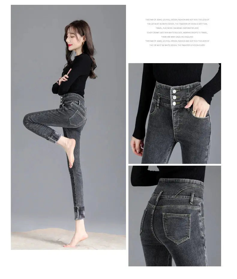 High-Quality Winter Fleece Leggings - Thick High-Waist Comfort - Next Level