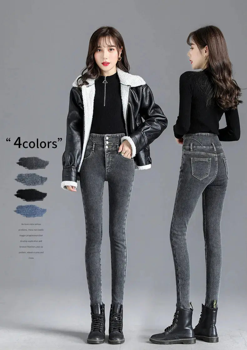 High-Quality Winter Fleece Leggings - Thick High-Waist Comfort - Next Level