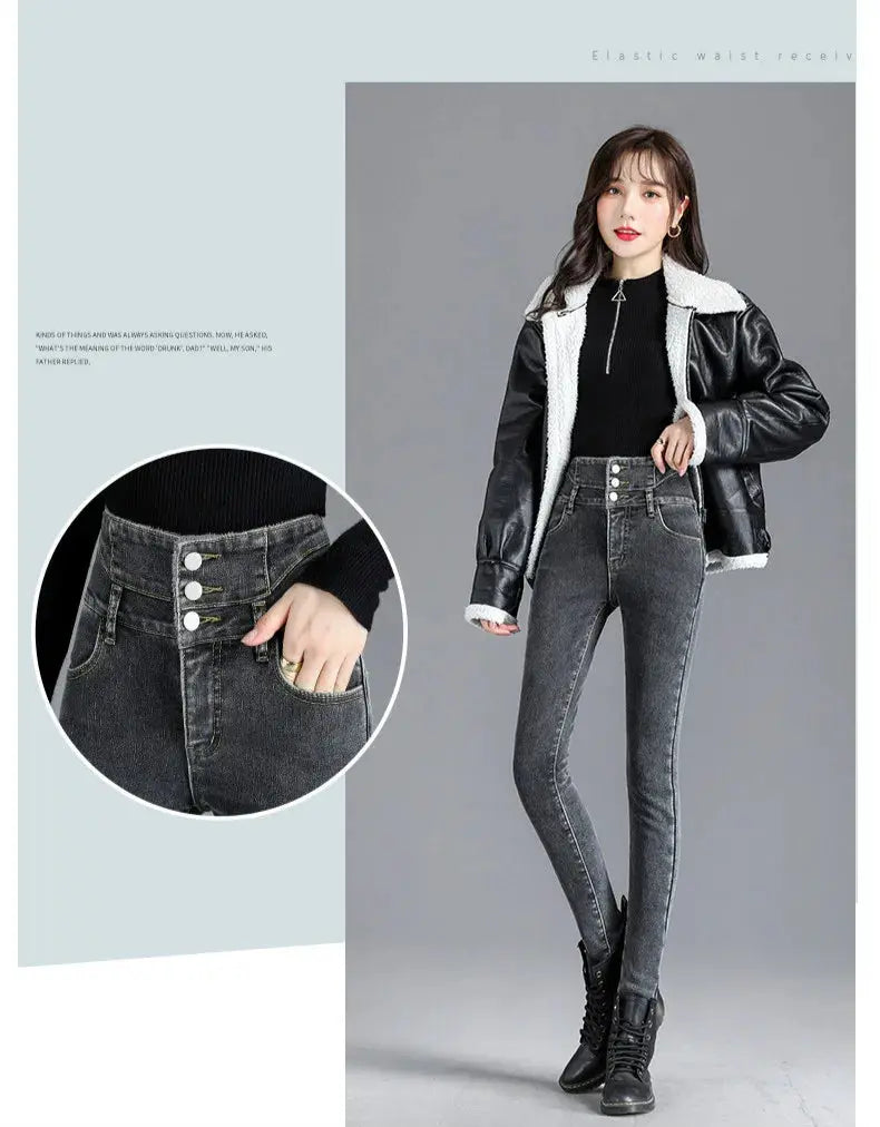 High-Quality Winter Fleece Leggings - Thick High-Waist Comfort - Next Level