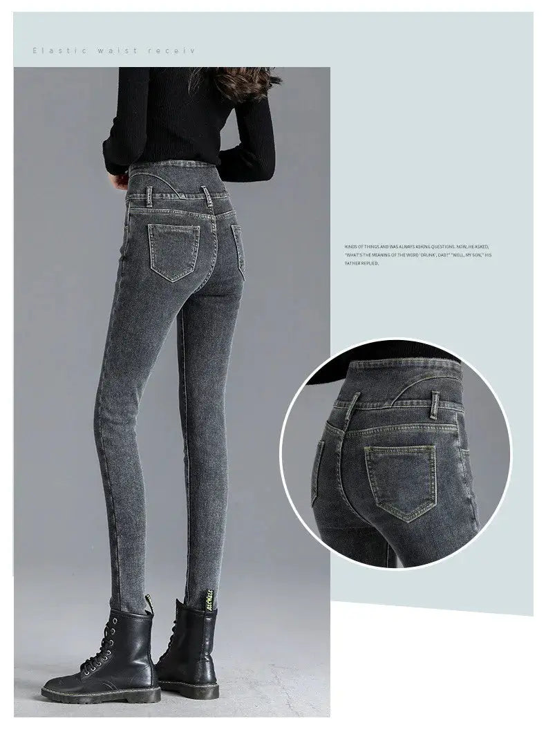 High-Quality Winter Fleece Leggings - Thick High-Waist Comfort - Next Level