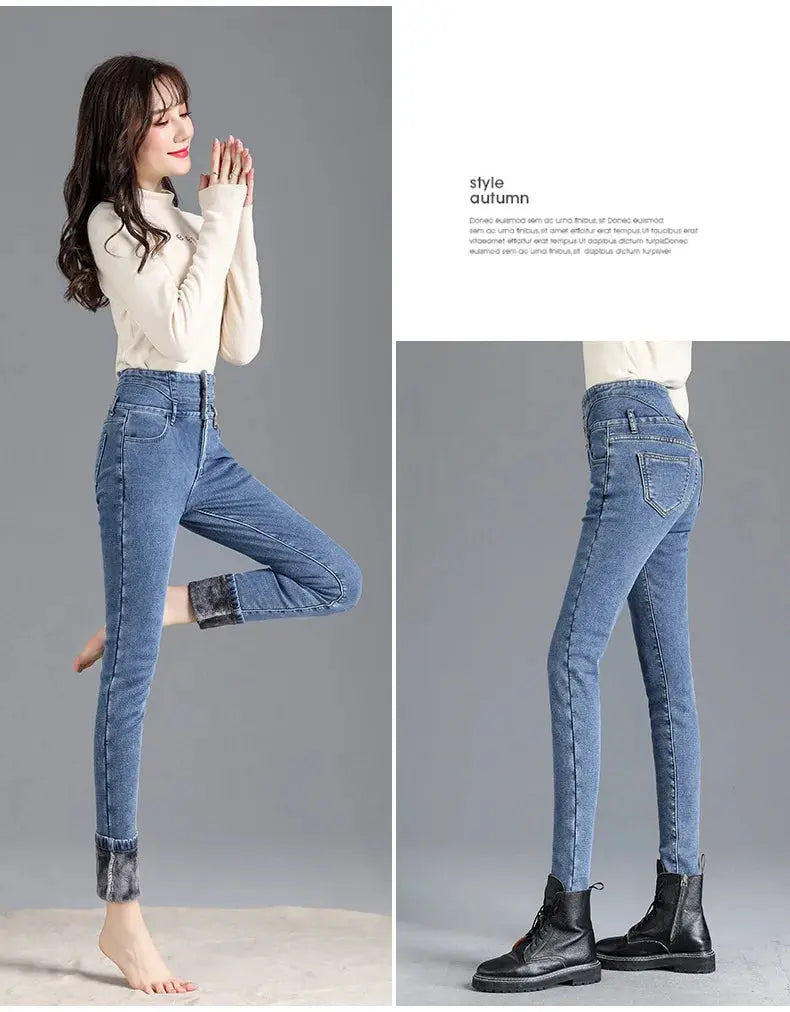 High-Quality Winter Fleece Leggings - Thick High-Waist Comfort - Next Level