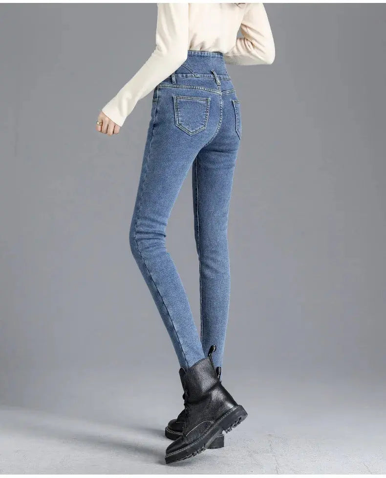 High-Quality Winter Fleece Leggings - Thick High-Waist Comfort - Next Level