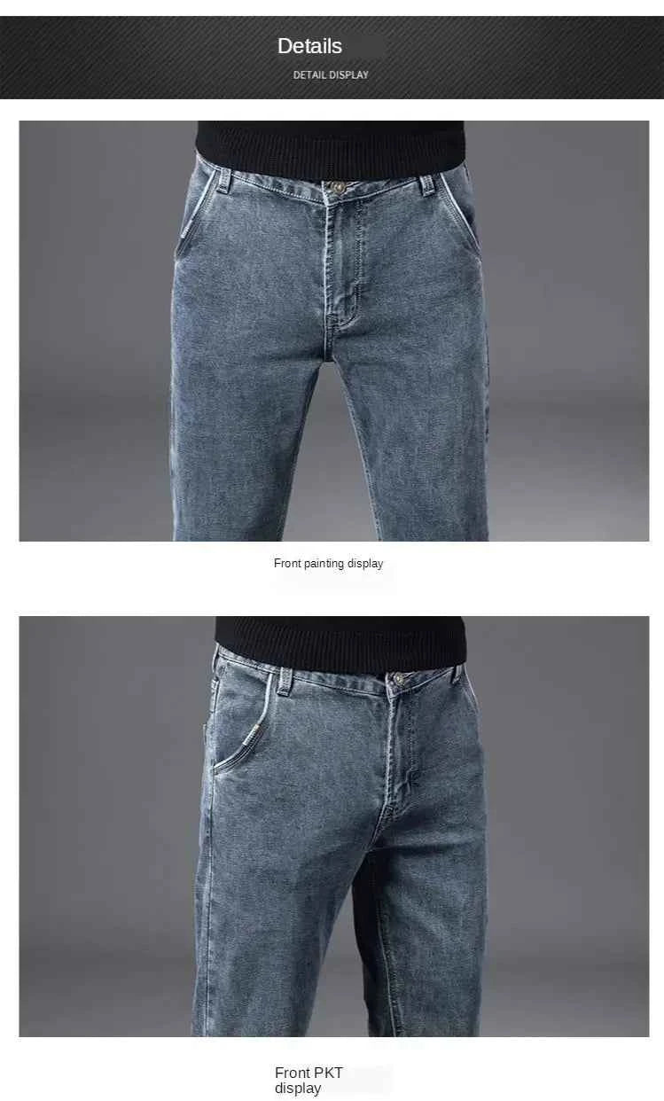ICPANS Autumn Summer Denim Jeans Men Straight - Stylish and Comfortable Men's Denim - Next Level