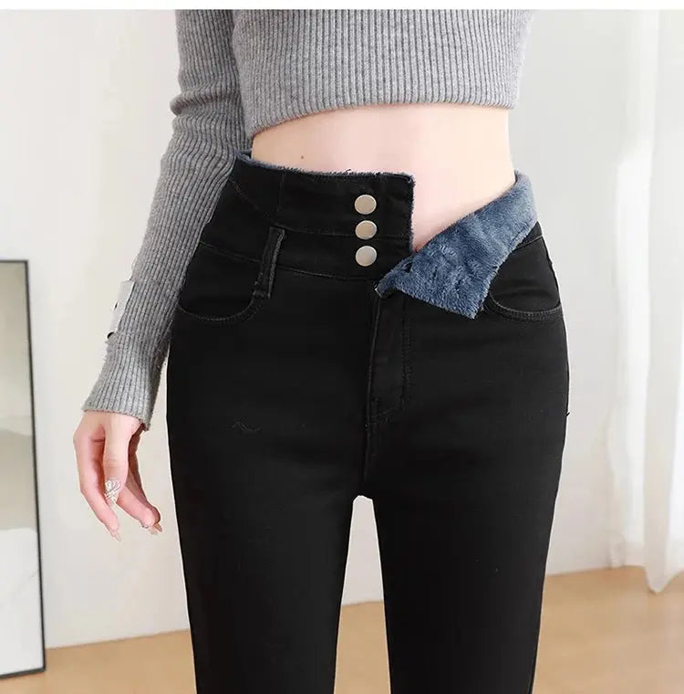 Alobee Thermal Winter High-Waist Fleece - Thick Comfort for Cold Days - Next Level