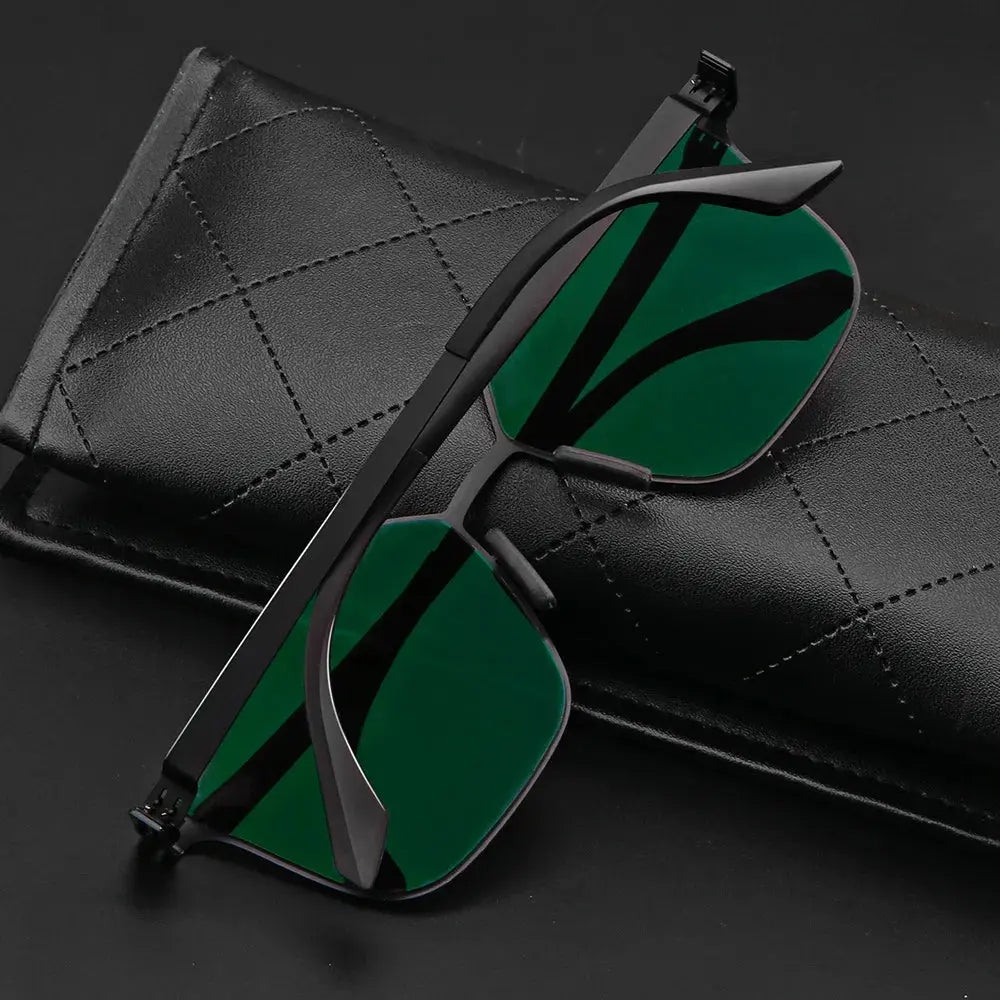 Polarized Sunglasses Men Fashion Square Big Frame for Stylish Eye Protection - Next Level