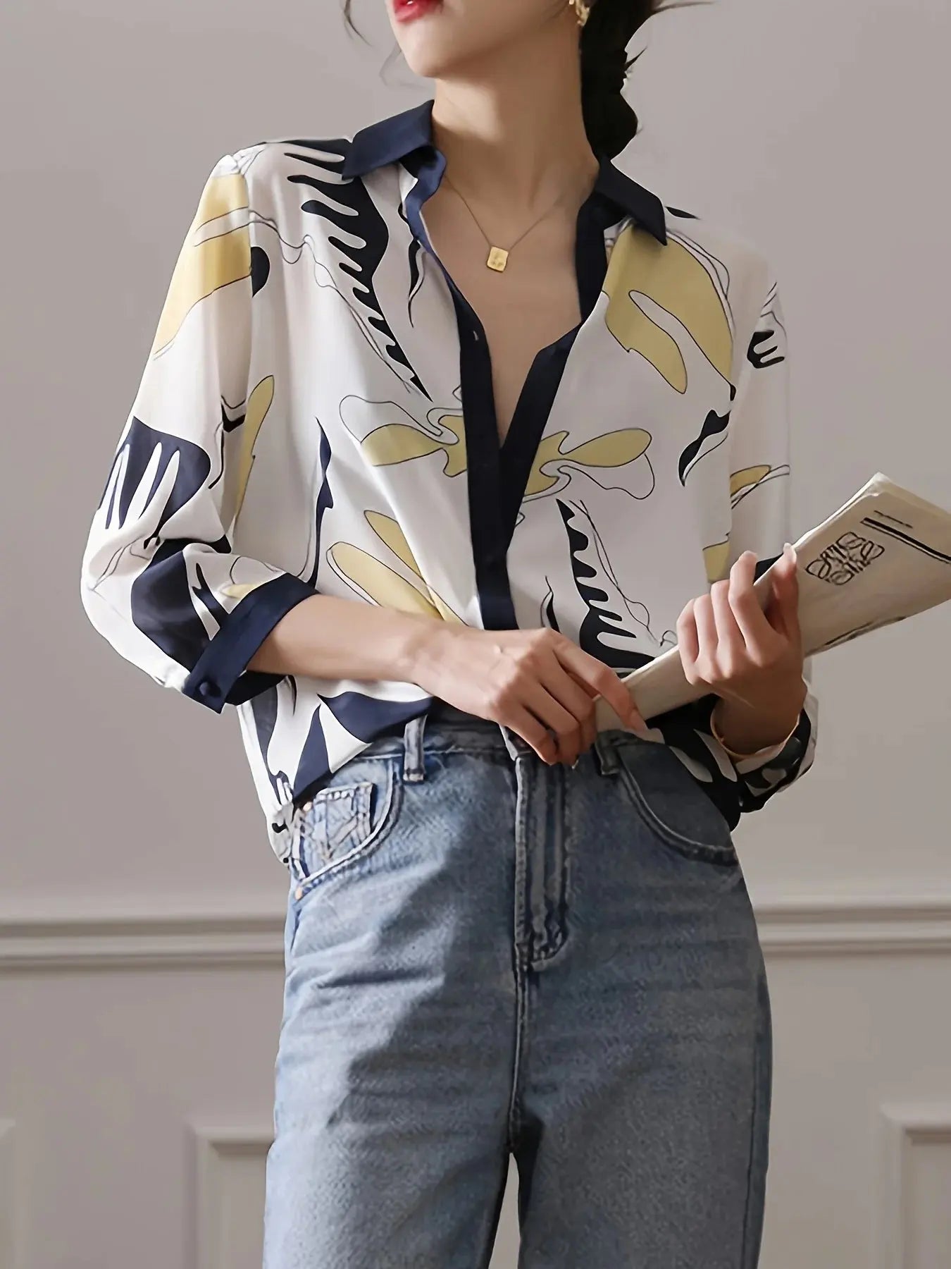 Fashion Luxury Ladies Shirt France Style Woman Printing - Next Level