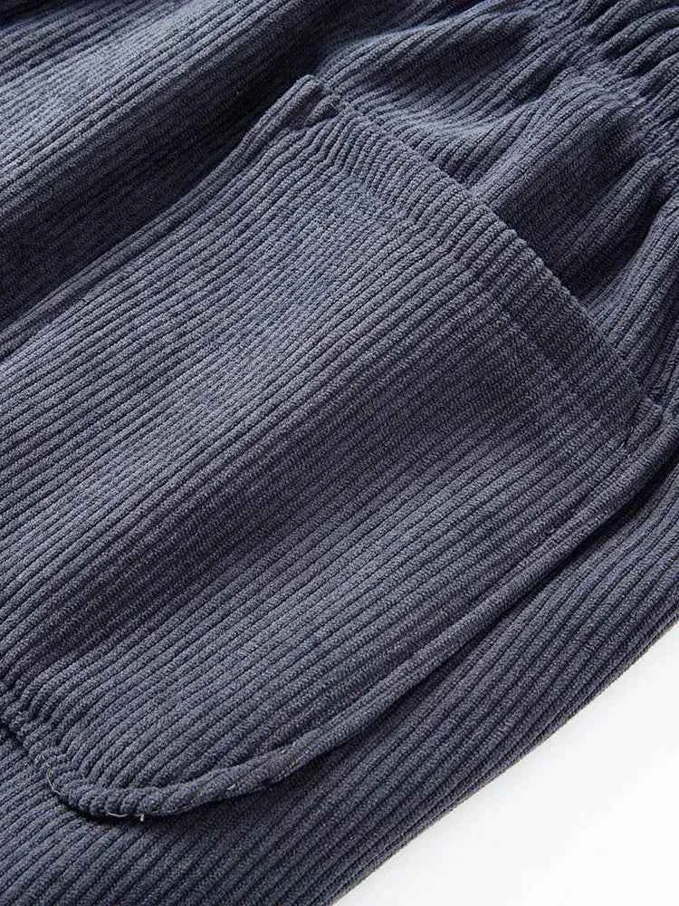 Winter Corduroy Sweatpants Men Drawstring - Next Level