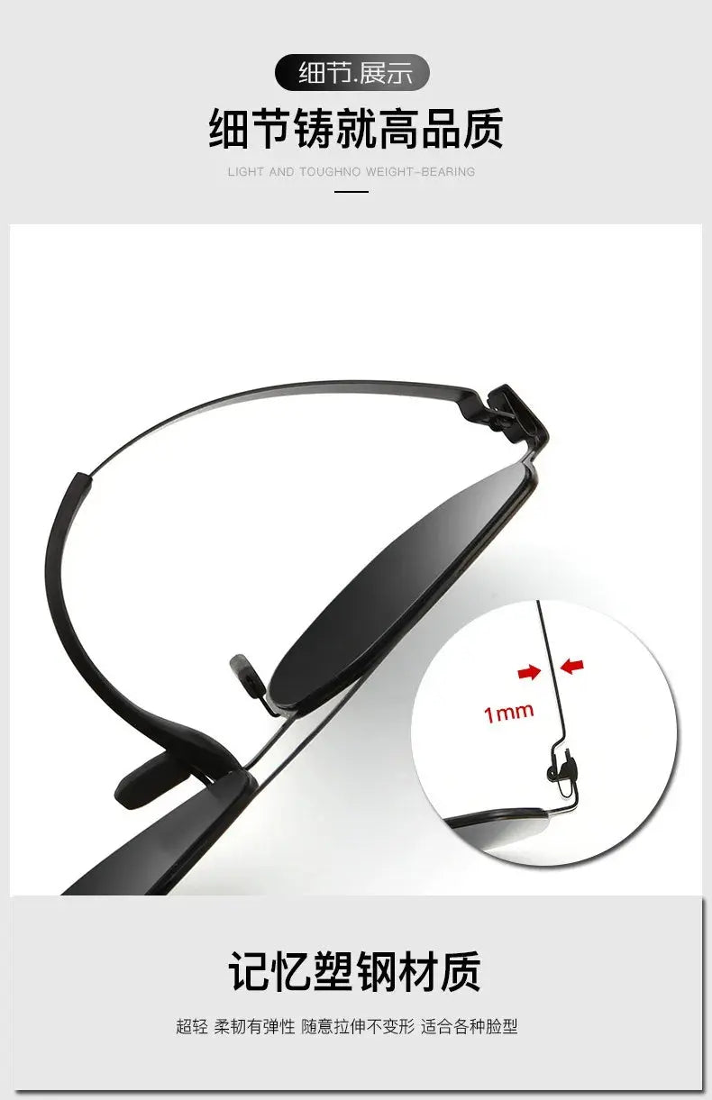 Polarized Sunglasses Men Fashion Square Big Frame for Stylish Eye Protection - Next Level