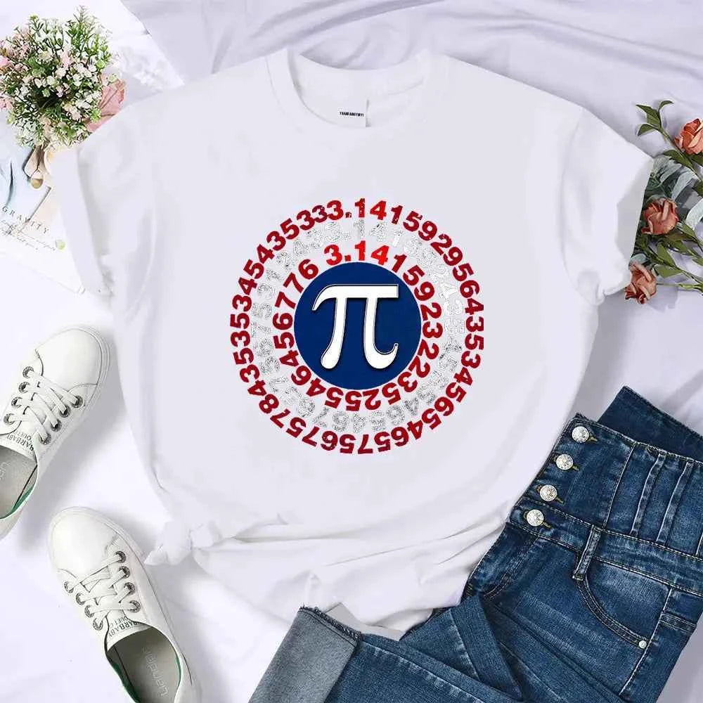 Funny Pi Spiral Geometry Shirt for Women - Unique Mathematics Apparel - Next Level