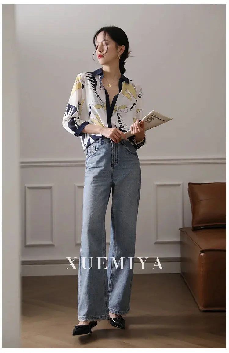 Fashion Luxury Ladies Shirt France Style Woman Printing - Next Level