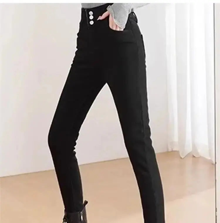 Alobee Thermal Winter High-Waist Fleece - Thick Comfort for Cold Days - Next Level