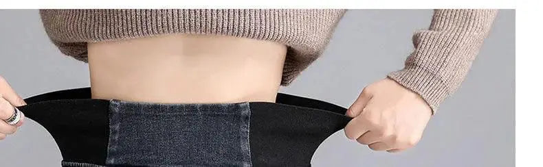 Elastic Waist Skinny Jeans Women for Spring Fashion - Next Level