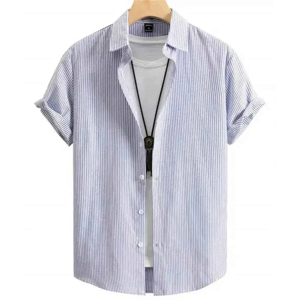 Hawaiian Shirts for Men Black Print High-Quality - Next Level