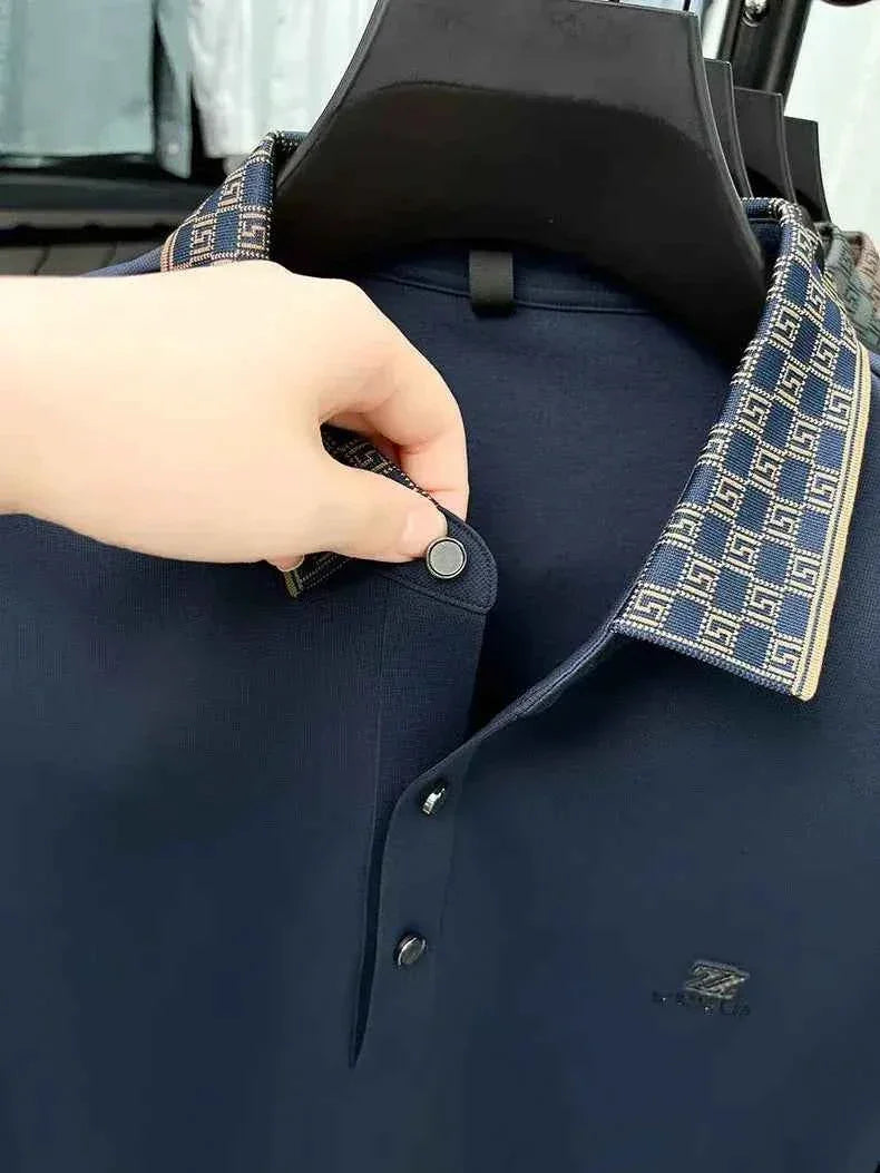 Designer Luxury Men's Polo Shirt Lapel Z Embroidered - Next Level