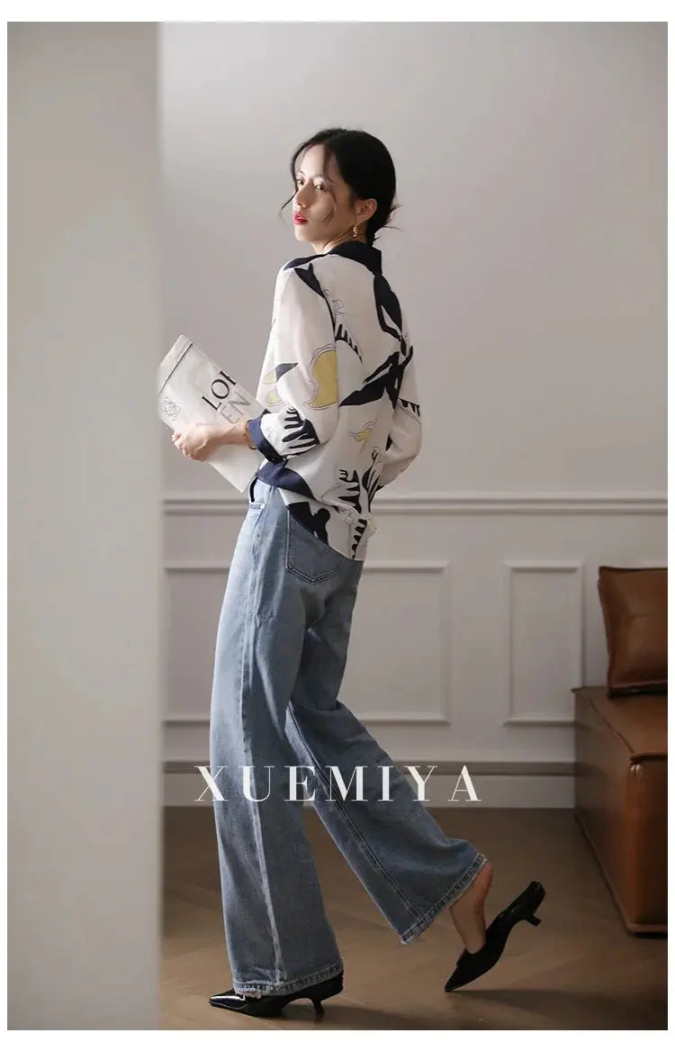 Fashion Luxury Ladies Shirt France Style Woman Printing - Next Level