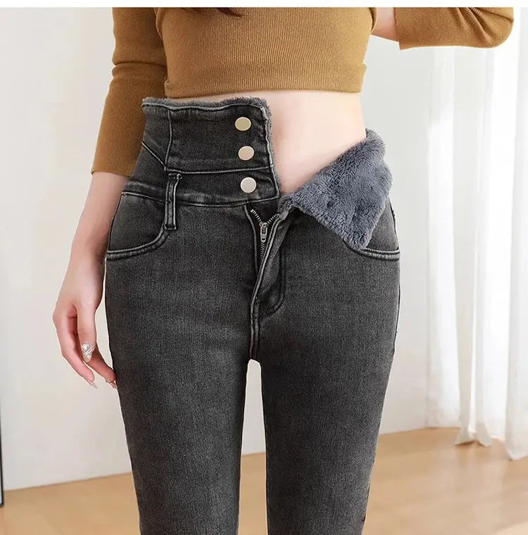 Alobee Thermal Winter High-Waist Fleece - Thick Comfort for Cold Days - Next Level