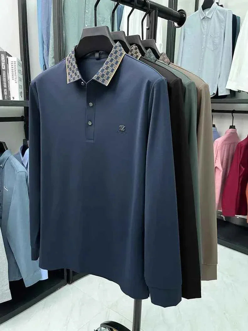 Designer Luxury Men's Polo Shirt Lapel Z Embroidered - Next Level