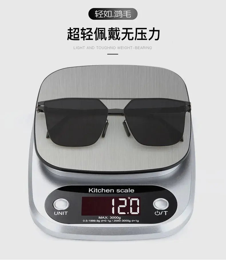 Polarized Sunglasses Men Fashion Square Big Frame for Stylish Eye Protection - Next Level