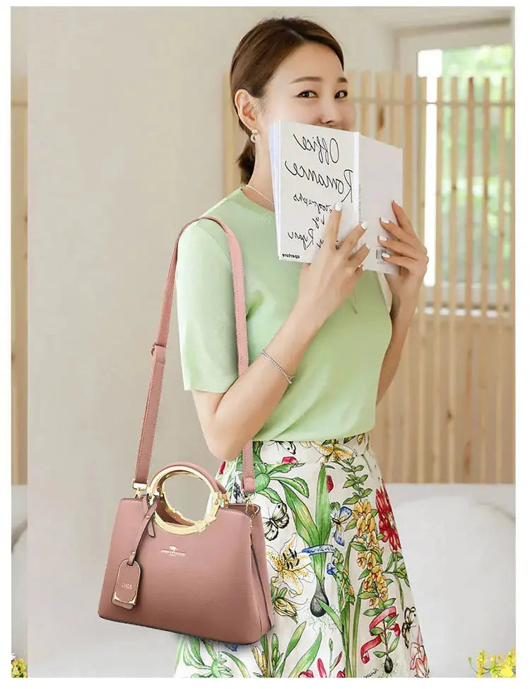 3 Layer Large Capacity Tote Bag Luxury Handbags - Next Level