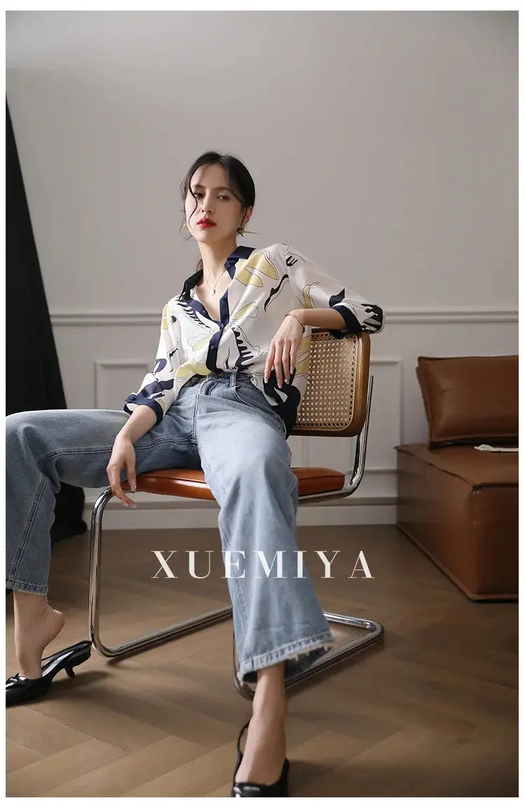 Fashion Luxury Ladies Shirt France Style Woman Printing - Next Level