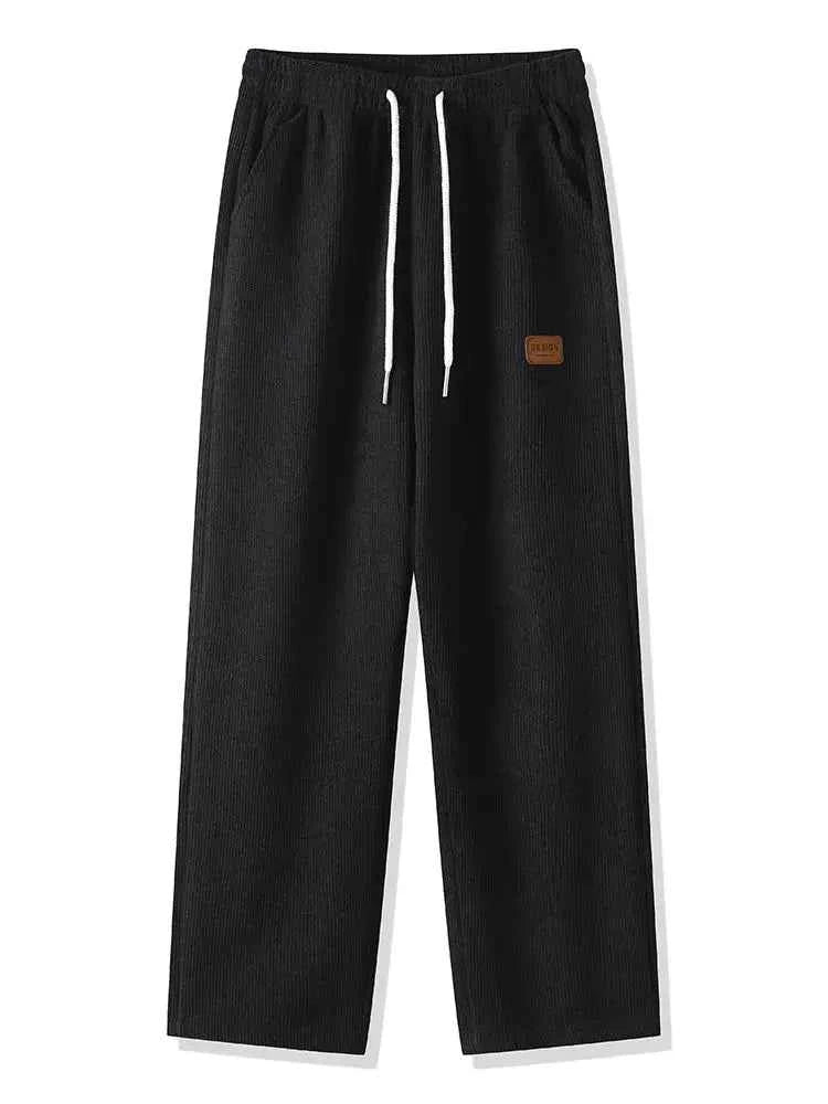 Winter Corduroy Sweatpants Men Drawstring - Next Level