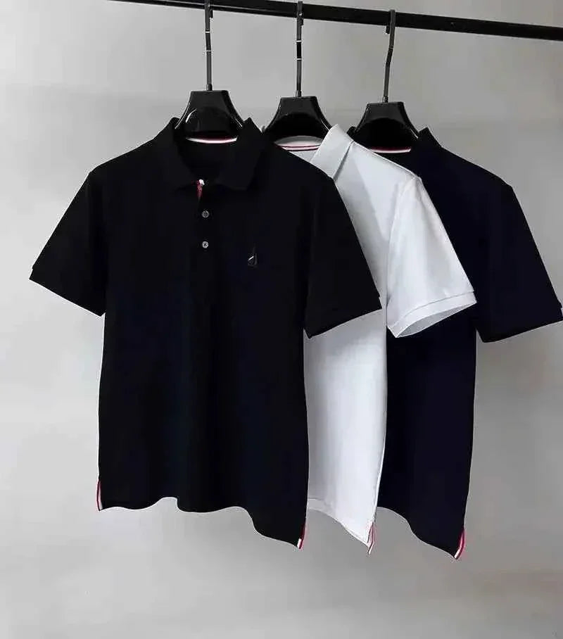 Brand Luxury Men's Polo Shirt Lapel Sailboat Embroidered - Next Level