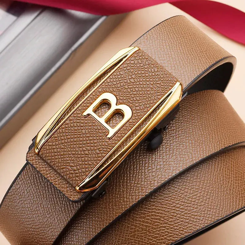 The New Buckle Toothless Automatic Belt for Effortless Style - Next Level