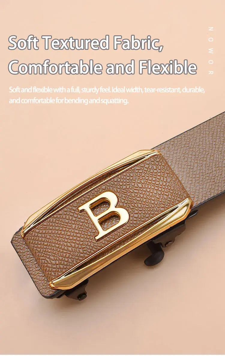 The New Buckle Toothless Automatic Belt for Effortless Style - Next Level