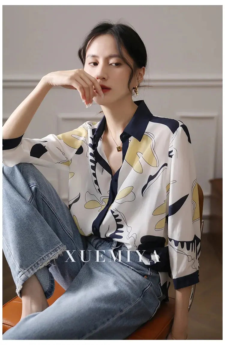 Fashion Luxury Ladies Shirt France Style Woman Printing - Next Level