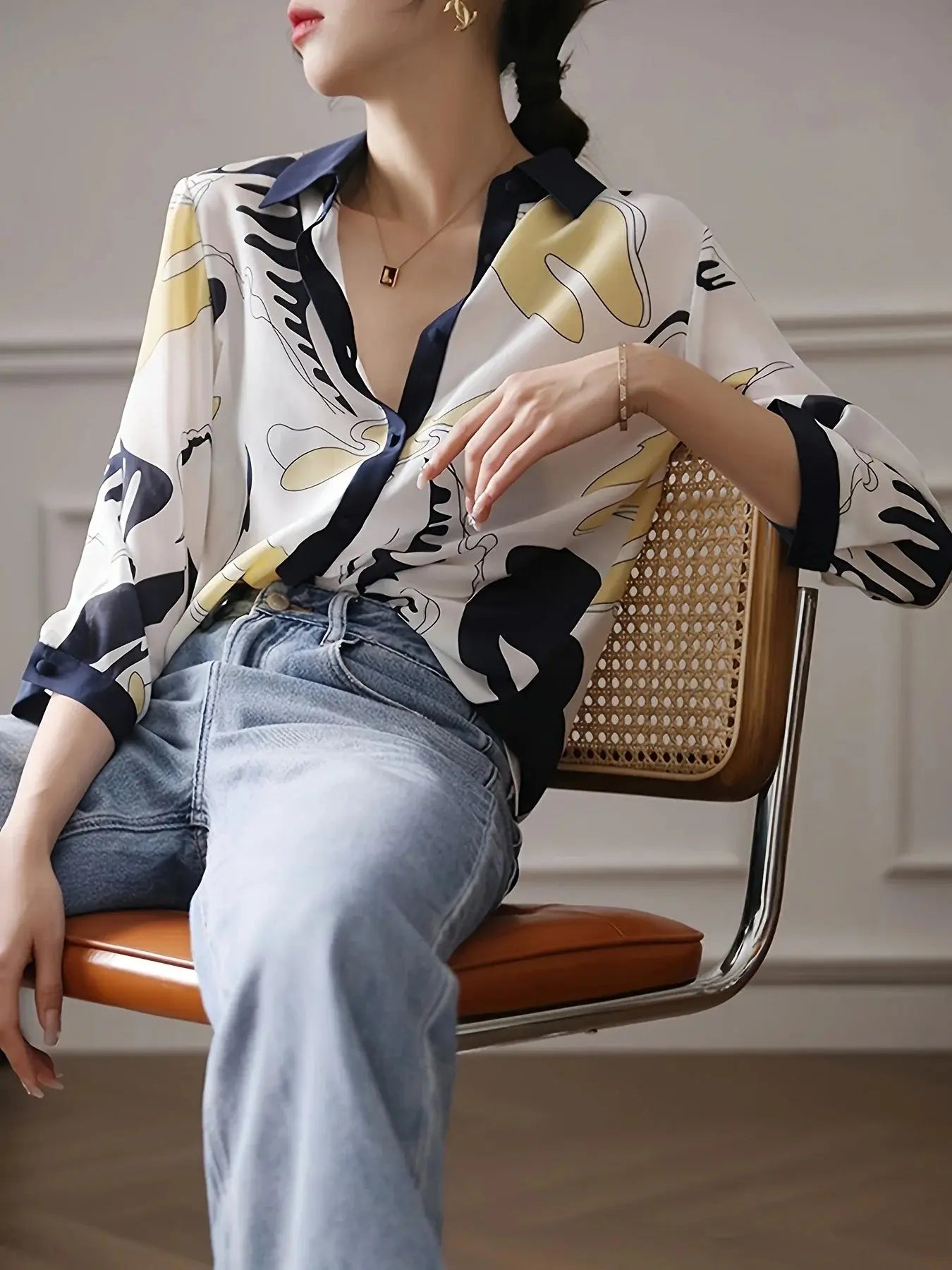 Fashion Luxury Ladies Shirt France Style Woman Printing - Next Level