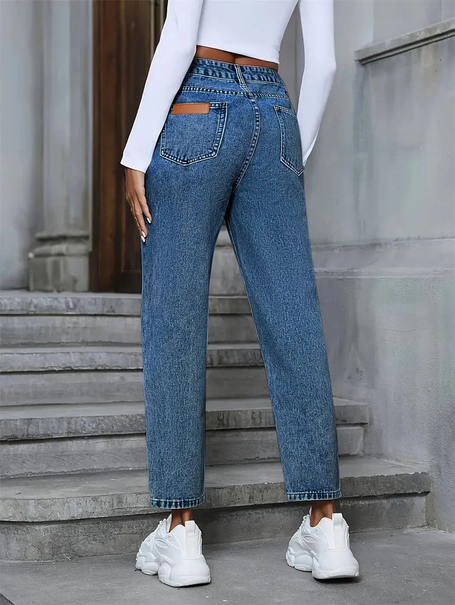 Benuynffy Vintage Women's Jeans American Basic - Next Level