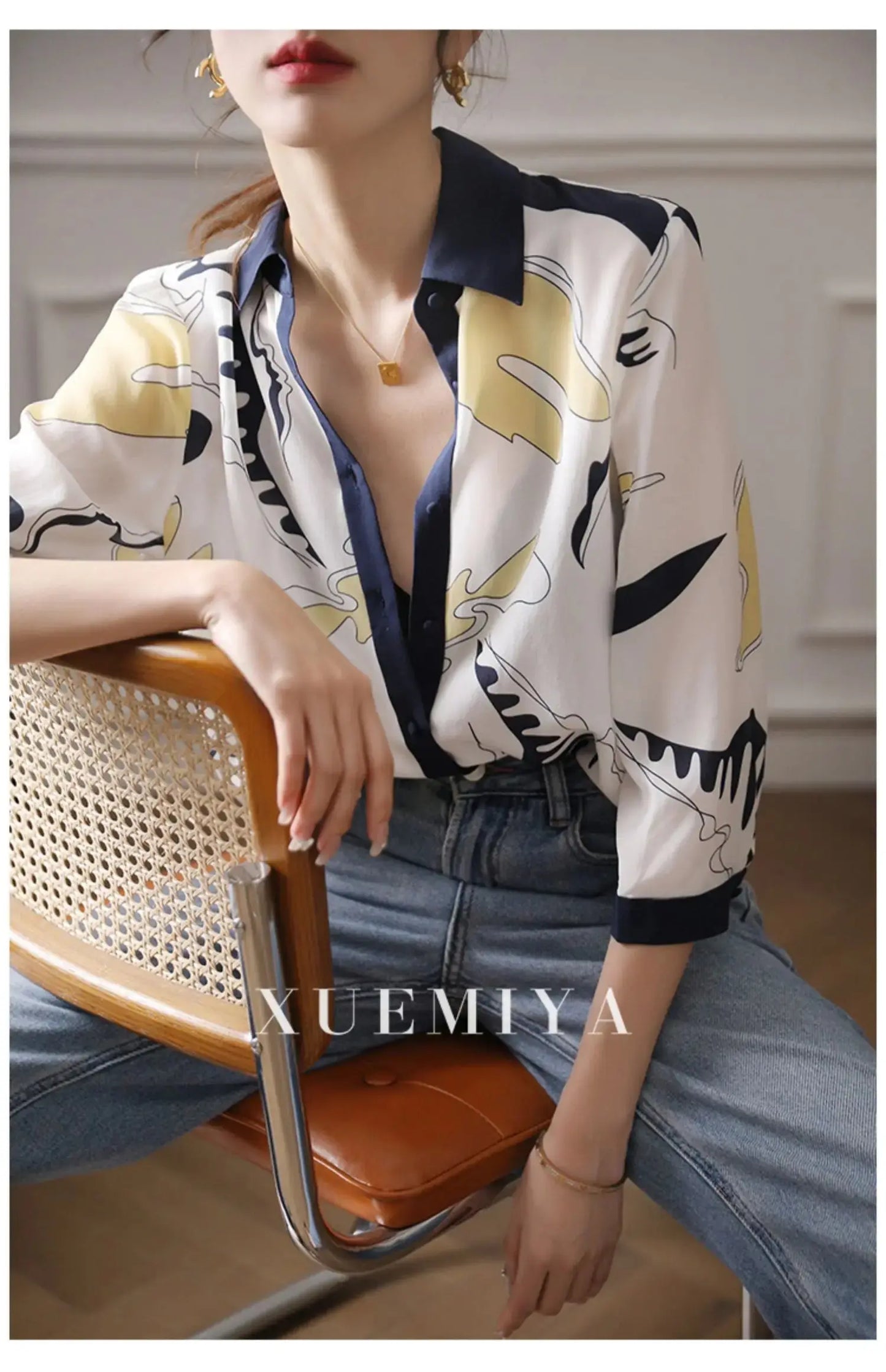 Fashion Luxury Ladies Shirt France Style Woman Printing - Next Level