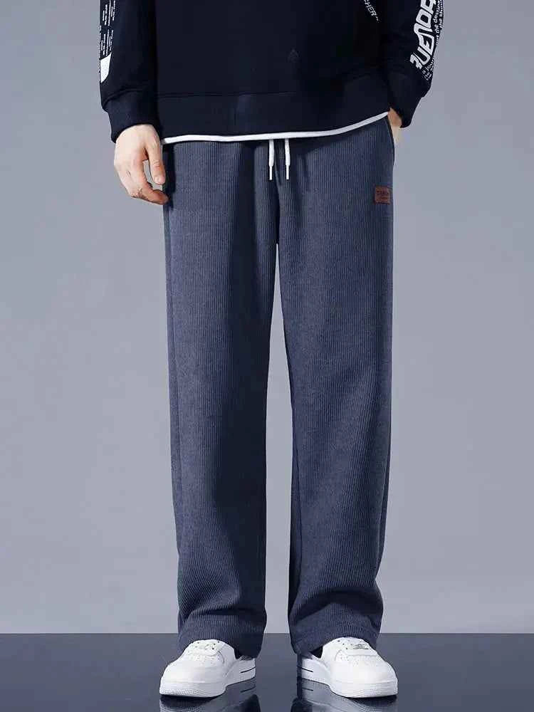 Winter Corduroy Sweatpants Men Drawstring - Next Level