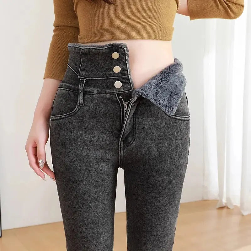 Alobee Thermal Winter High-Waist Fleece - Thick Comfort for Cold Days - Next Level