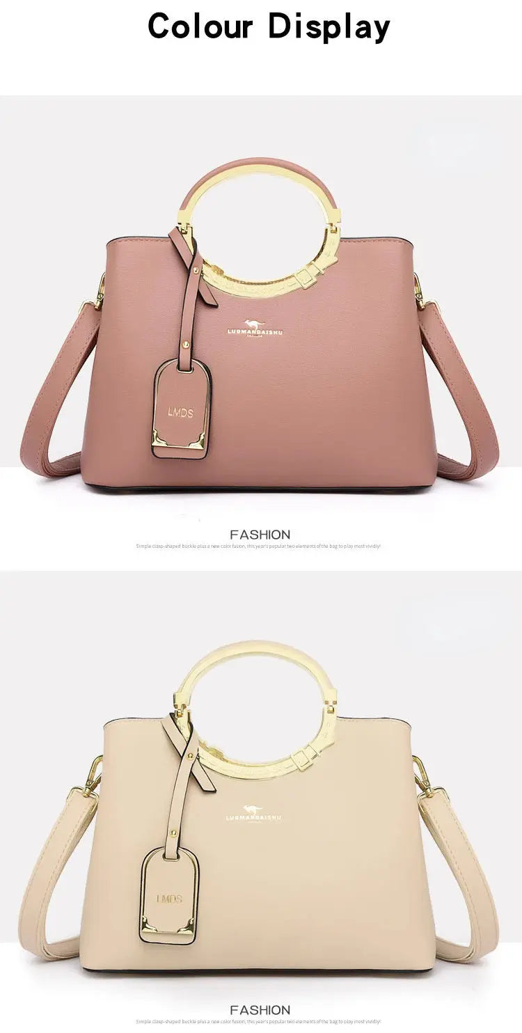 3 Layer Large Capacity Tote Bag Luxury Handbags - Next Level