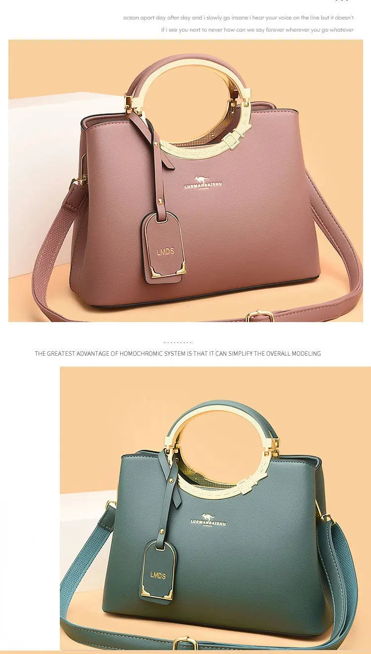 3 Layer Large Capacity Tote Bag Luxury Handbags - Next Level