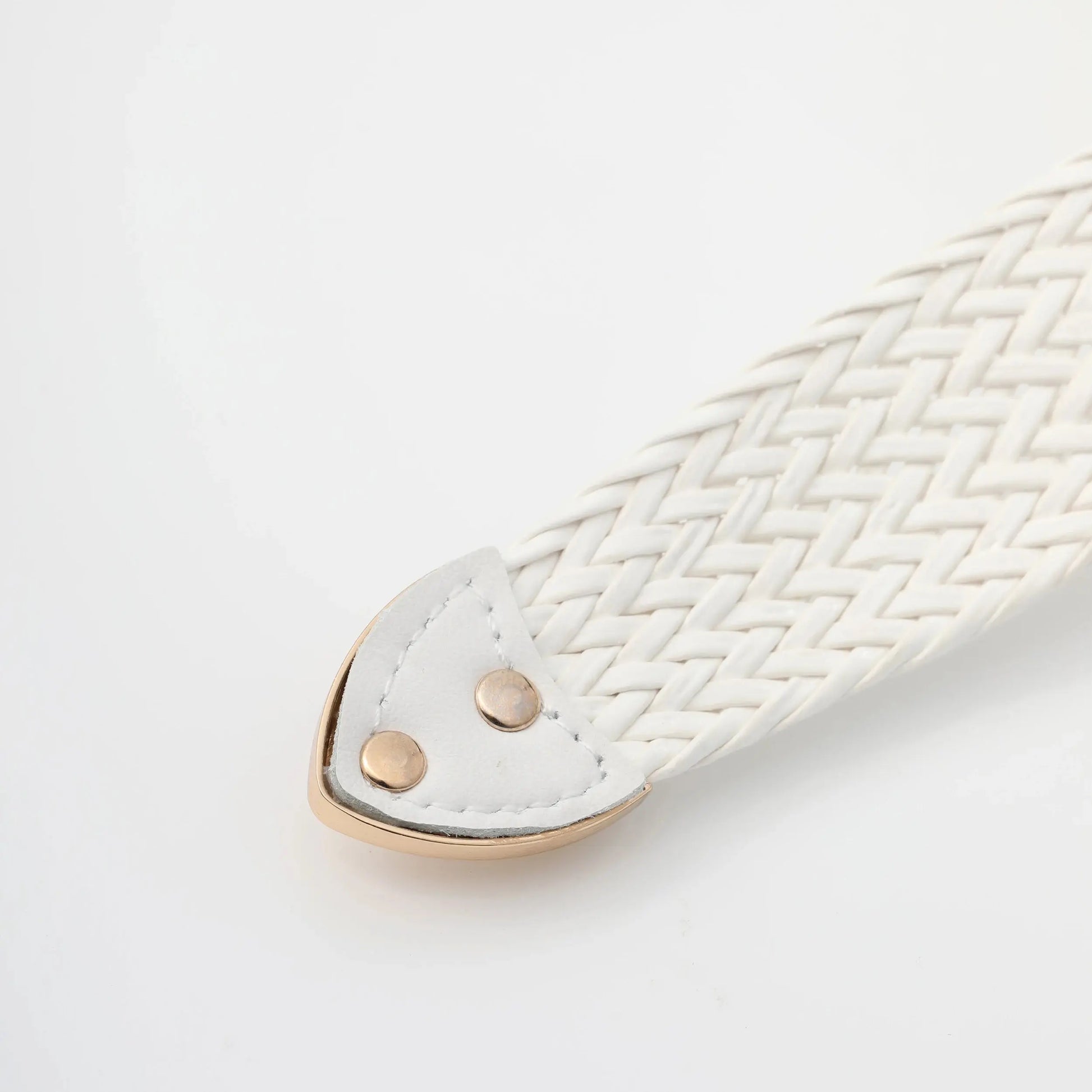 Women's Braided Belt with Irregular Metal Clasp - Next Level