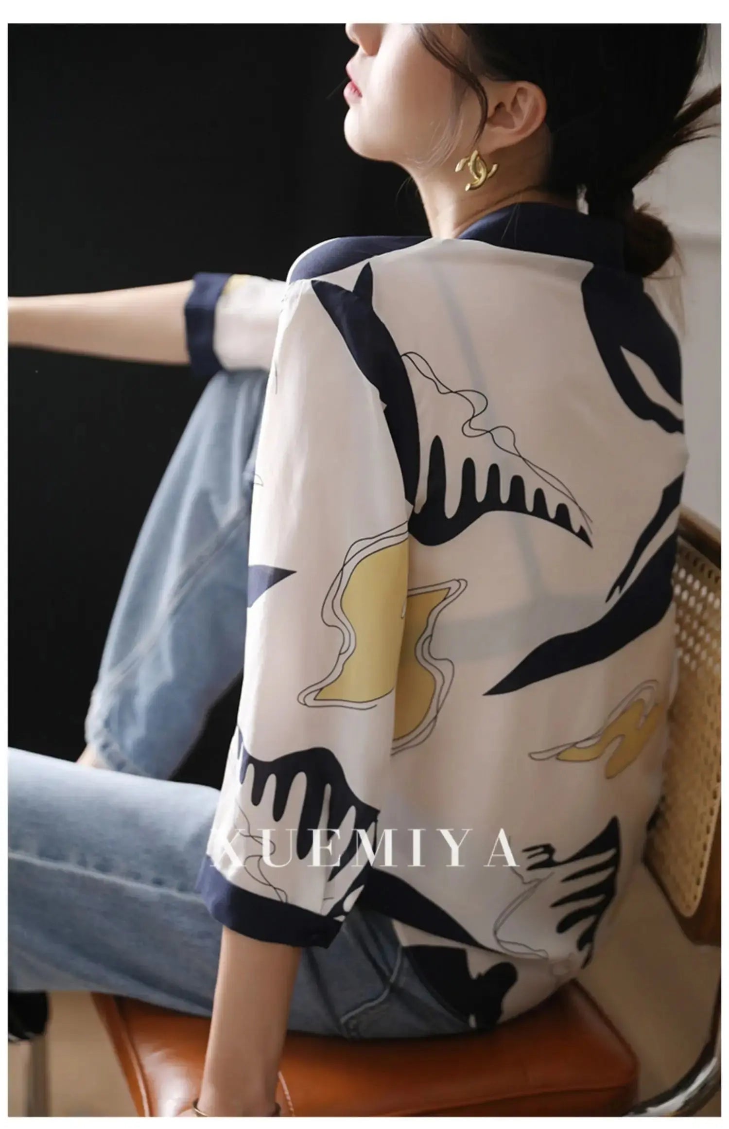 Fashion Luxury Ladies Shirt France Style Woman Printing - Next Level