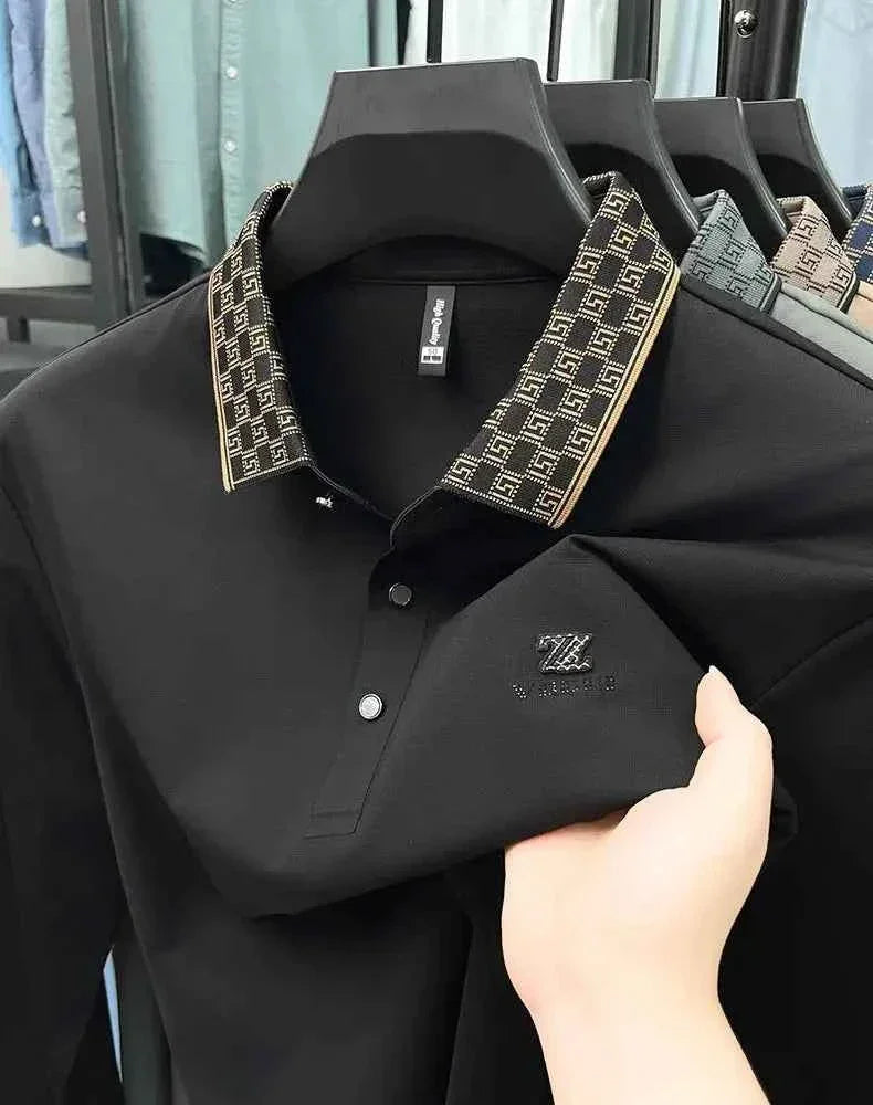 Designer Luxury Men's Polo Shirt Lapel Z Embroidered - Next Level