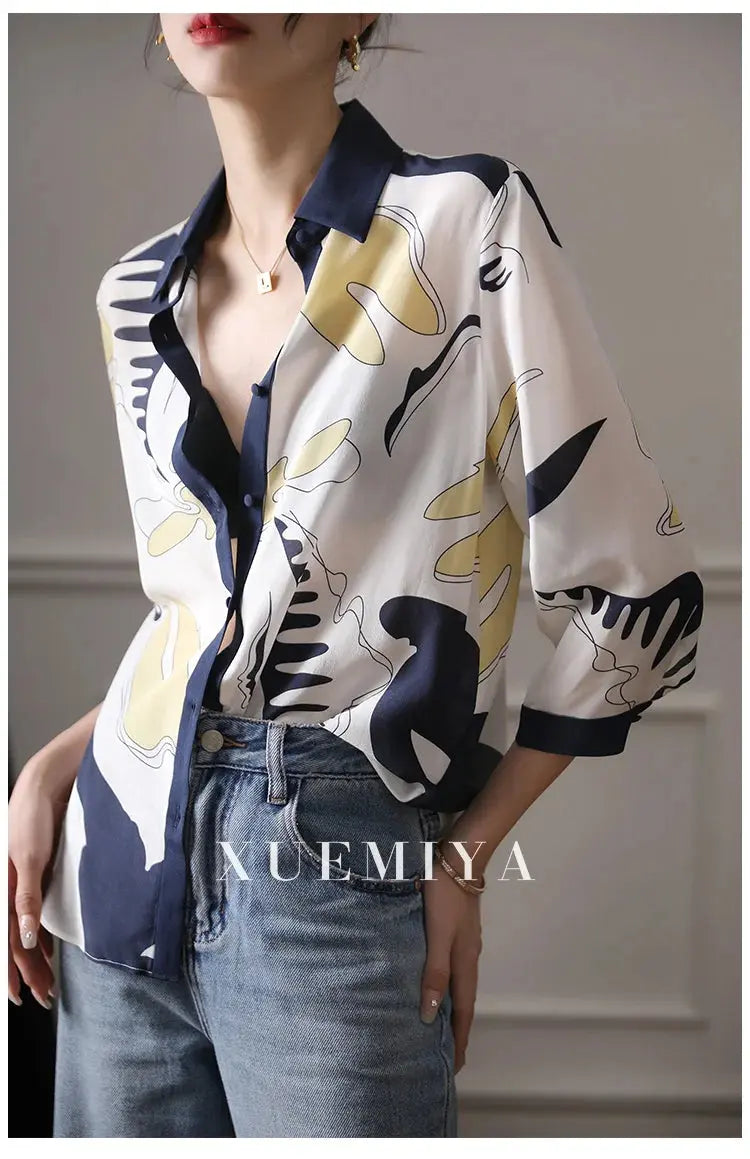 Fashion Luxury Ladies Shirt France Style Woman Printing - Next Level