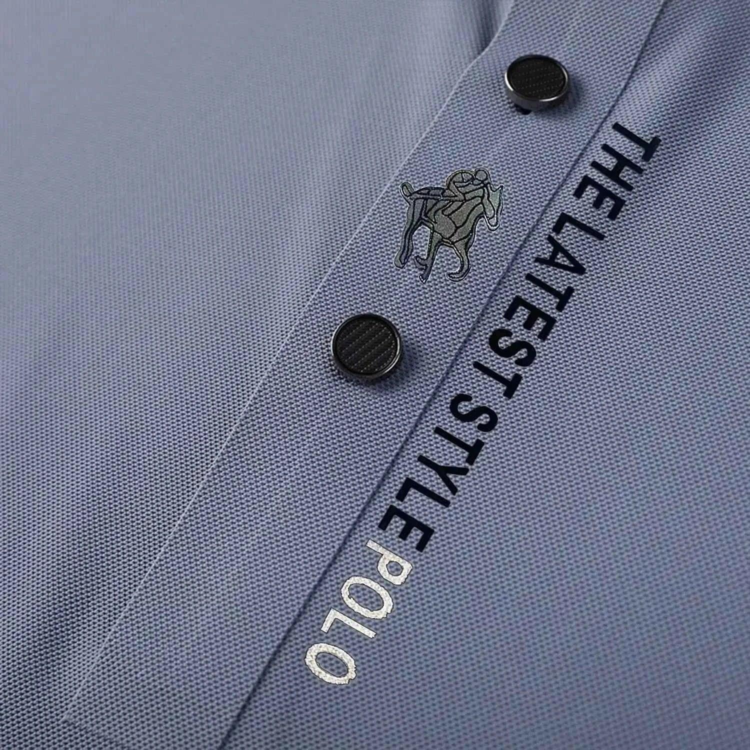 Ice Silk Embroidery Polo Shirt 2025 New Summer Lapel - Next Level