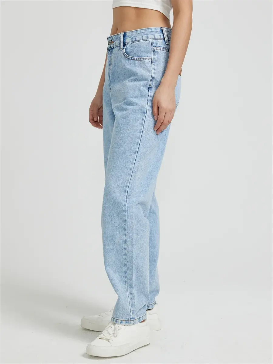 Benuynffy Vintage Women's Jeans American Basic - Next Level