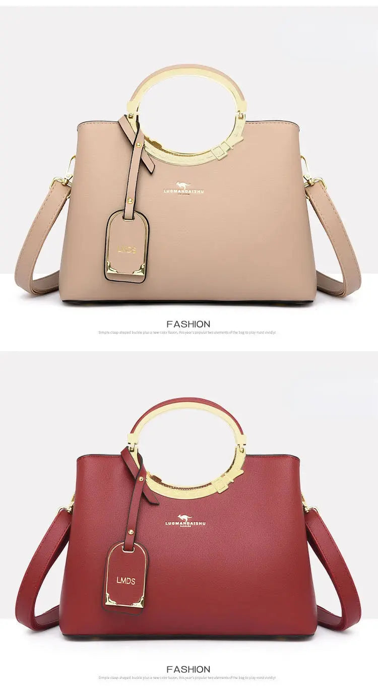 3 Layer Large Capacity Tote Bag Luxury Handbags - Next Level