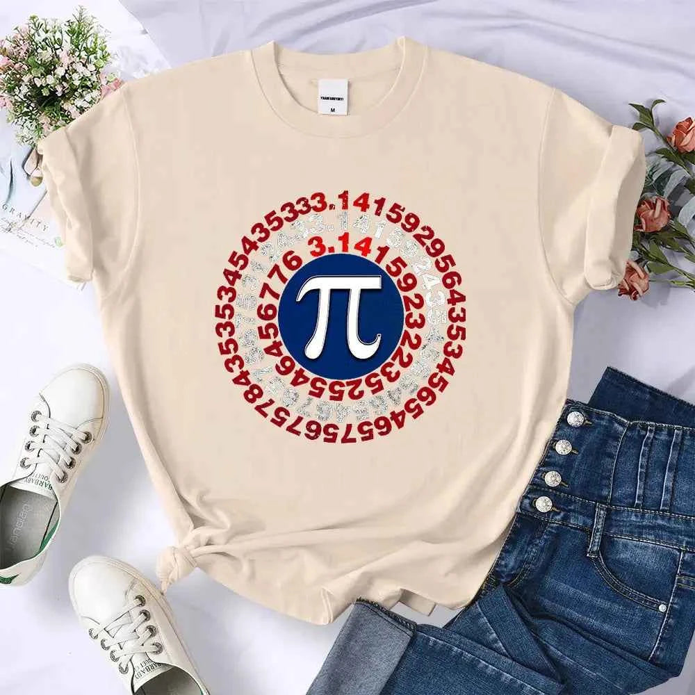 Funny Pi Spiral Geometry Shirt for Women - Unique Mathematics Apparel - Next Level